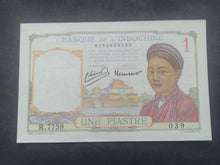 Charger l'image dans la galerie, Indochine : Une Piastre 1949 Sign 11 ; Pick 54d (Ref 3341)
