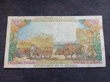 Charger l'image dans la galerie, Réunion : 500 Francs Surchargé 10 NF 1967/71 (Ref 3343)

