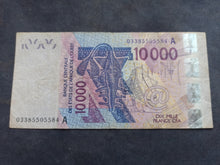 Charger l'image dans la galerie, Afrique de l'Ouest : 10000 Francs 2003 (Ref 3349)
