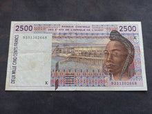Charger l'image dans la galerie, Afrique de l'Ouest : 2500 Francs Sénégal K (Ref 3352)
