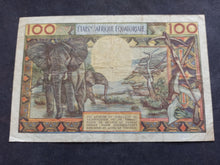Charger l'image dans la galerie, Afrique Equatoriale : 100 Francs 1963 A (Ref 3354)
