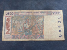 Charger l'image dans la galerie, Afrique de l'Ouest : 2500 Francs Niger H (Ref 3353)
