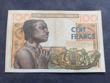 Charger l'image dans la galerie, Afrique de l'Ouest : 100 Francs 1959 Sign 5 (Ref 3362)
