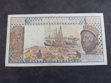 Charger l'image dans la galerie, Afrique de l'Ouest : 5000 Francs 1978 A (Ref 3360)
