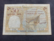 Charger l'image dans la galerie, Somalis : 50 Francs 1952 (Ref 3364)
