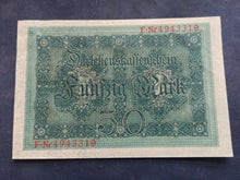 Charger l'image dans la galerie, Allemagne : 50 Mark 1914 SPL (Ref 3396)
