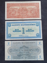 Charger l'image dans la galerie, Autriche : 50 / 1 / 2 Shillings 1944 (Ref 3405)
