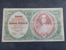 Charger l'image dans la galerie, Autriche : 50000 Kronen 1922 (Ref 3410)
