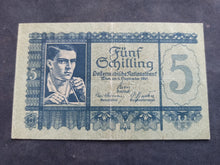 Charger l'image dans la galerie, Autriche : 5 Shilling 1945 (Ref 3414)

