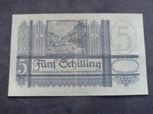Charger l'image dans la galerie, Autriche : 5 Shilling 1945 (Ref 3415)
