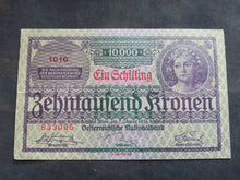 Charger l'image dans la galerie, Autriche : 10000 Shilling 1924 (Ref 3419)
