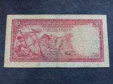 Charger l'image dans la galerie, Congo Belge : 50 Francs 1957 (Ref 3457)
