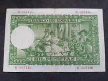 Charger l'image dans la galerie, Espagne : 1000 pesetas 1951 (Ref 3470)
