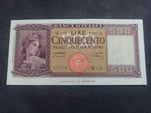 Charger l'image dans la galerie, Italie : 500 Lire 1947 (Ref 3527)
