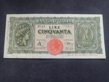 Charger l'image dans la galerie, Italie : 50 Lire 1944 (Ref 3530)
