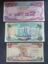 Charger l'image dans la galerie, Iraq : 1/2 / 1 et 5 Dinar 1973 (Ref 3537)
