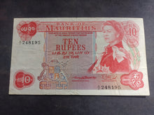 Charger l'image dans la galerie, Ile Maurice : 10 Rupees 1967 Sign 1 ; Pick 31a (Ref 3563)
