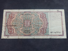 Charger l'image dans la galerie, Pays Bas : 25 Gulden 1941 (Ref 3576)

