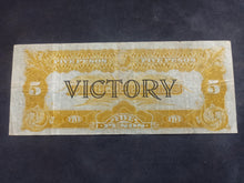 Charger l'image dans la galerie, Philippines : 5 Pesos 1944 Victory (Ref 3593)
