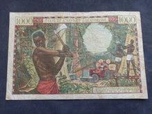 Charger l'image dans la galerie, Afrique Equatoriale : 1000 Francs 1963 (Ref 3608)

