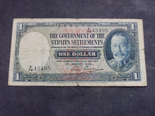 Charger l'image dans la galerie, Straits Settlements : One Dollar 1935 ; Pick 16b (Ref 3680)
