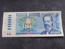 Charger l'image dans la galerie, Tchécoslovaquie : 1000 Korun 1985 (Ref 3675)
