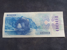 Charger l'image dans la galerie, Tchécoslovaquie : 1000 Korun 1985 (Ref 3675)
