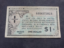 Charger l'image dans la galerie, Etats Unis : 1 Dollar Serie 461 Military (Ref 3681)
