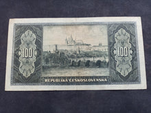 Charger l'image dans la galerie, Tchécoslovaquie : 100 Korun 1945 (Ref 3706)
