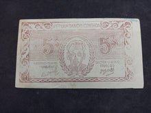 Charger l'image dans la galerie, Vietnam : 5 Dong 1949/50 Tin Phieu ; Pick 46a (Ref 3697)
