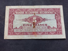 Charger l'image dans la galerie, Afrique occidentale : 5 Francs 1942 (Ref 3717)
