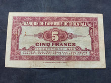 Charger l'image dans la galerie, Afrique occidentale : 5 Francs 1942 (Ref 3718)
