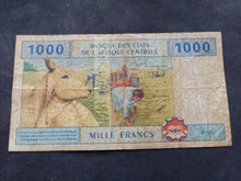 Charger l'image dans la galerie, Afrique Centrale : 1000 Francs 2002 U (Ref 3733)
