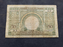 Charger l'image dans la galerie, Maroc : 50 Francs 1949 (Ref 3712)
