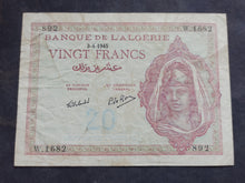 Charger l'image dans la galerie, Algérie : 20 Francs 1945 (Ref 3738)
