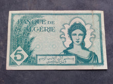 Charger l'image dans la galerie, Algérie : 5 Francs 1942 (Ref 3745)
