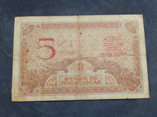 Charger l'image dans la galerie, Madagascar : 5 Francs 1937 (Ref 3752)
