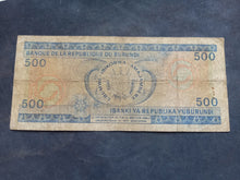 Charger l'image dans la galerie, Burundi : 500 Francs 1986 (Ref 3763)

