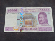 Charger l'image dans la galerie, Afrique Centrale : 10000 Francs 2002 M (Ref 3766)

