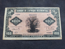 Charger l'image dans la galerie, Afrique Occidentale : 100 Francs 1942 (Ref 3769)
