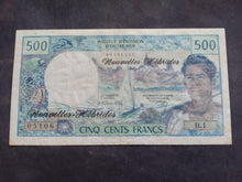 Charger l'image dans la galerie, Indochine / New Hébrides : 500 Francs 1970 (Ref 3791)
