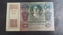 Charger l'image dans la galerie, Autriche : 50 Kronen 1914 (Ref 3804)
