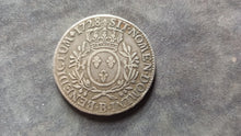 Charger l'image dans la galerie, Ecu Argent Louis XV aux branches d'Oliviers 1728 B (Ref 3815)

