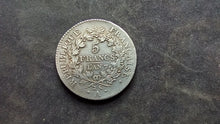 Charger l'image dans la galerie, 5 Francs Argent Union &amp; Force An 7 A (Ref 3819)
