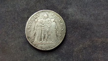 Charger l'image dans la galerie, 5 Francs Argent Union &amp; Force An 11 A (Ref 3821)
