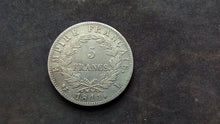 Charger l'image dans la galerie, 5 Francs Argent Napoleon Empereur 1811 L (Ref 3830)
