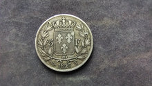 Charger l'image dans la galerie, 5 Francs Argent Charles X 1827 T (Ref 3837)
