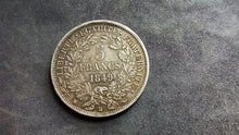 Charger l'image dans la galerie, 5 Francs Argent Cérès 1849 BB (Ref 3841)
