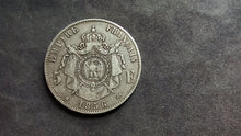 Charger l'image dans la galerie, 5 Francs Argent Napoleon III Tête Nue 1856 BB (Ref 3844)
