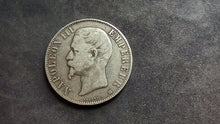 Charger l'image dans la galerie, 5 Francs Argent Napoleon III Tête Nue 1856 BB (Ref 3844)
